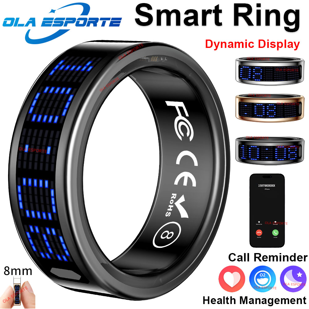 Smart Ring Health - 2025 Smart Ring Men Women LED