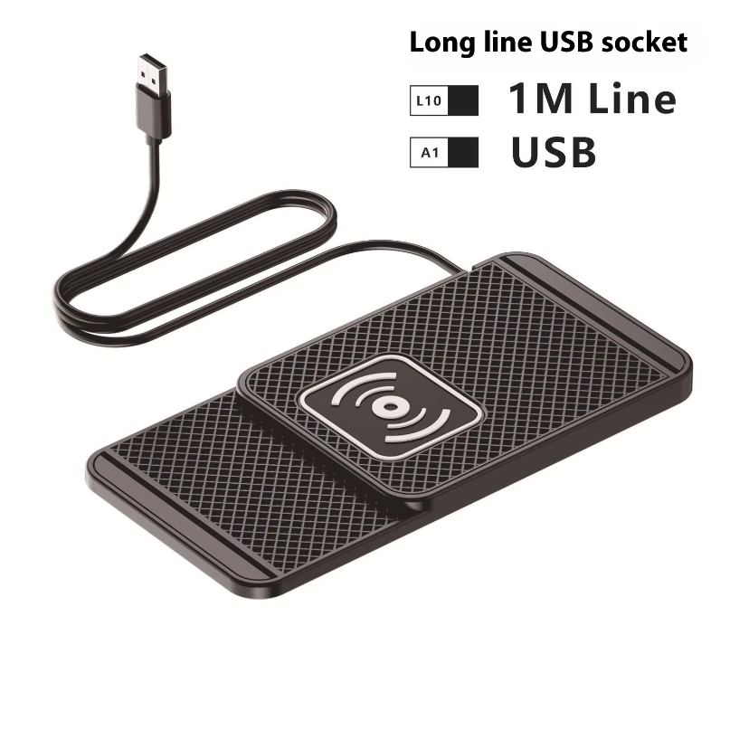 Wireless Phone Charger Pad - Car Wireless Charger Silicone Non-Slip Pad