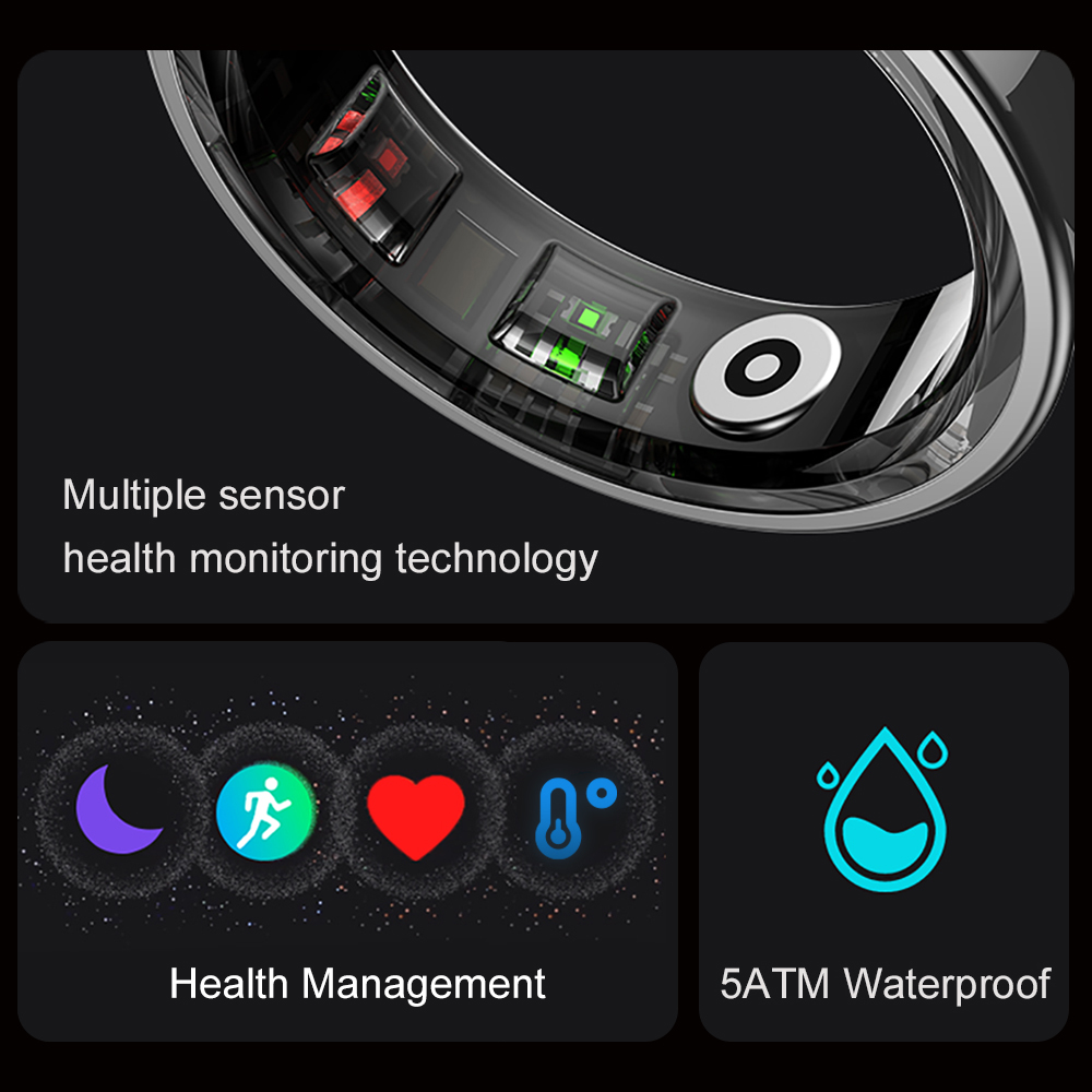 2024 COLMI R09 Smart Ring Men  – Smart Ring Health recenzja i cena