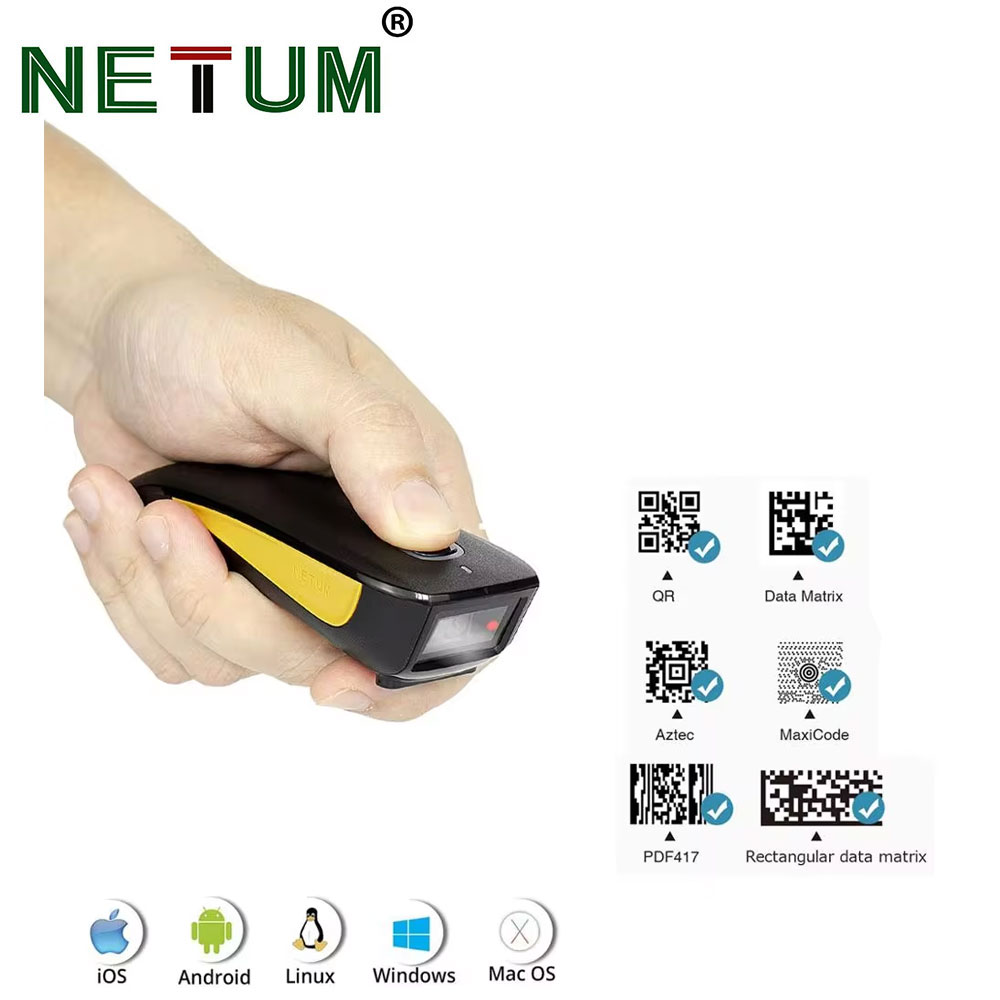 NETUM C750 Bluetooth 2D Barcod – Barcode Scanner Wireless recenzja i cena