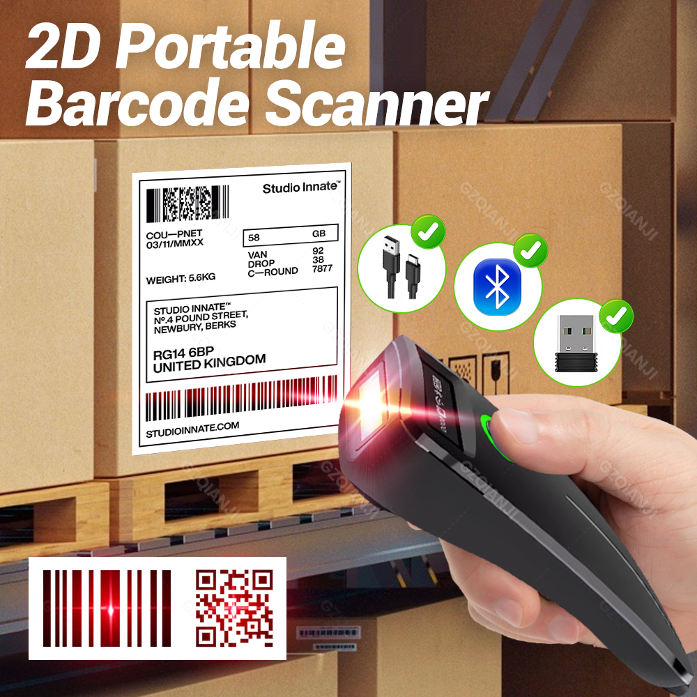 2D Mini Barcode Scanner USB Wi – Barcode Scanner Wireless recenzja i cena