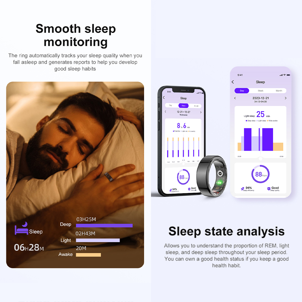 [2024 ] COLMI R02 Smart Ring M – Smart Ring Health recenzja i cena