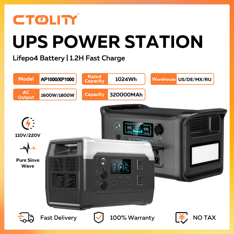 CTOLITY 1800W Portable Power S – Solar Powered Charger recenzja i cena
