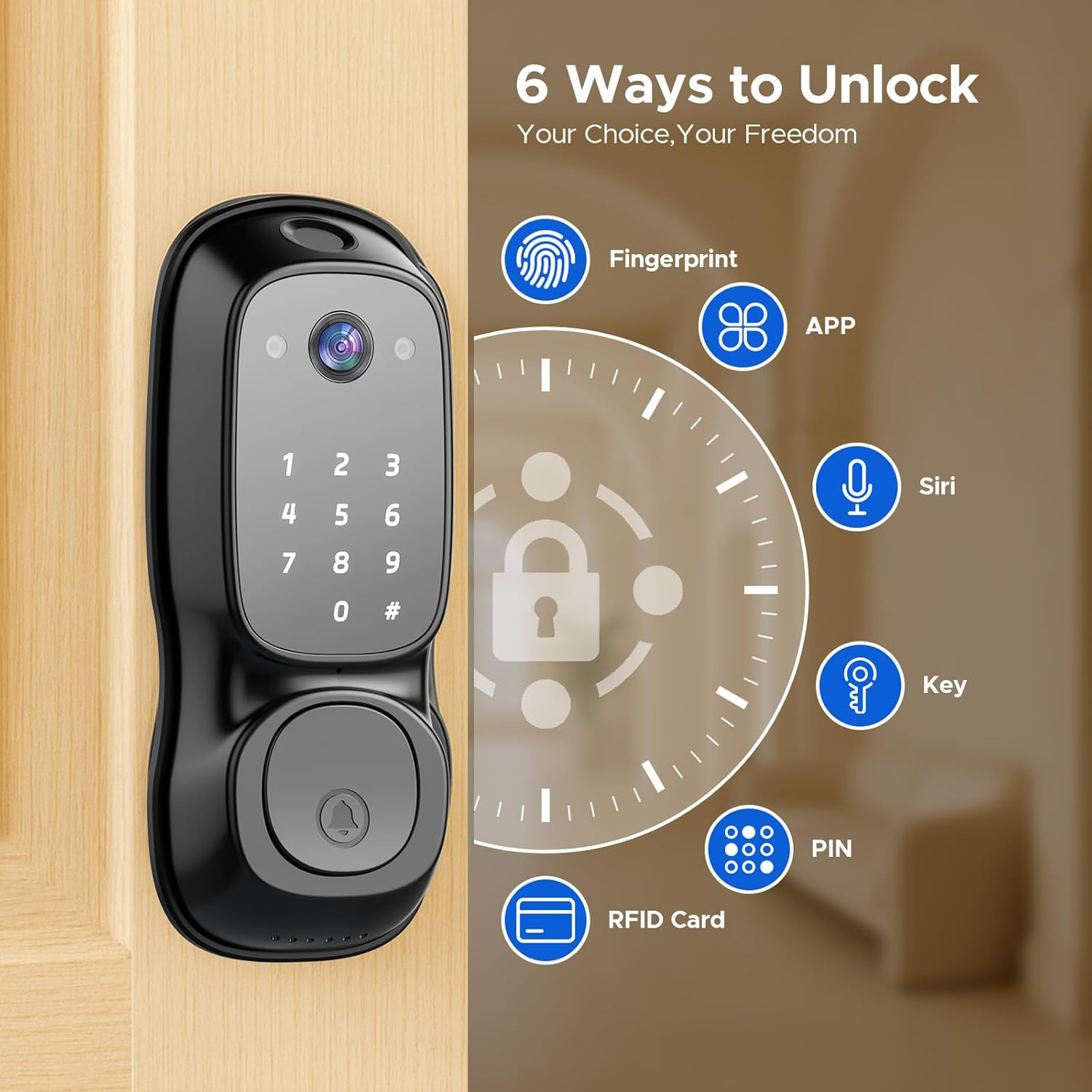 Tuya Wifi Smart Door Lock ‎Cam – Electronics & Gadgets Starting With V recenzja i cena