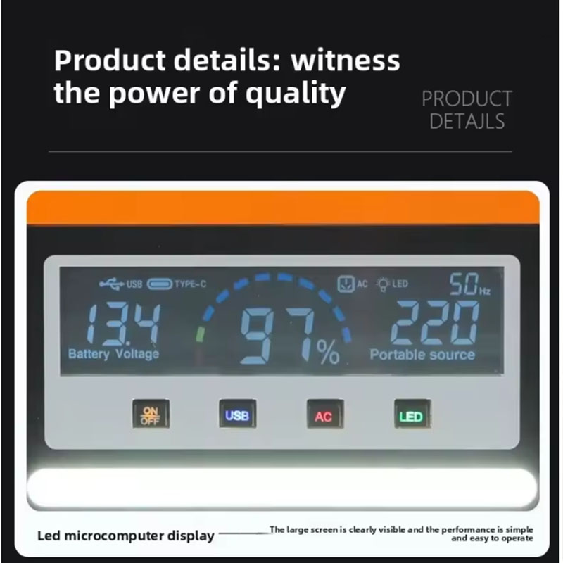 Original 220V 40AH Portable Po – Solar Powered Charger recenzja i cena