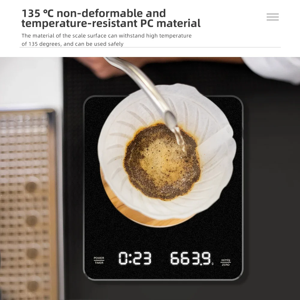 Electronic Timing Coffee Scale – Electronics Stuff recenzja i cena