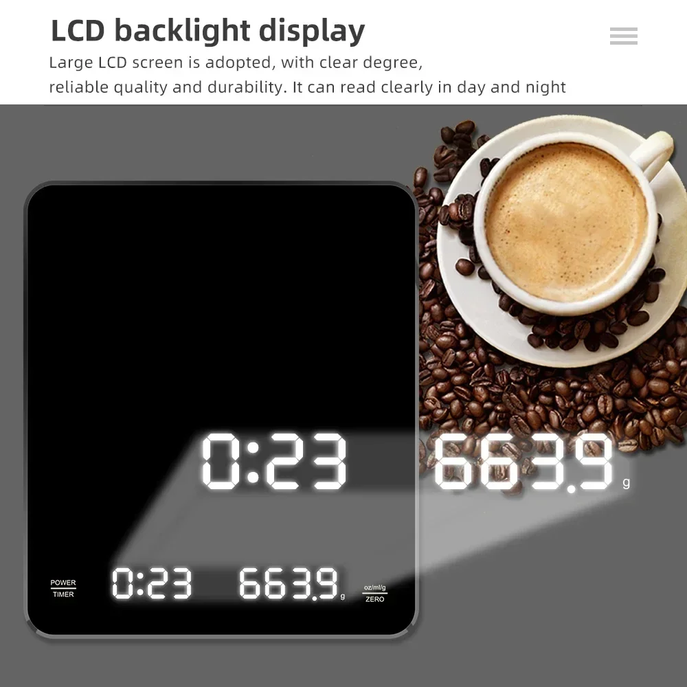 Electronic Timing Coffee Scale – Electronics Stuff recenzja i cena