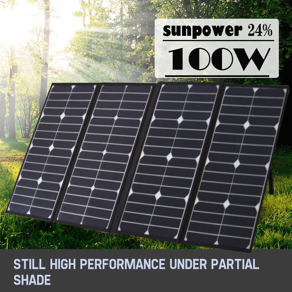 Portable 100 Watt Folding Sola – Solar Powered Charger recenzja i cena