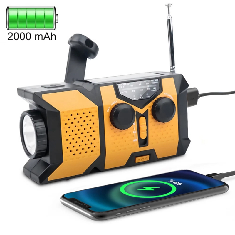 Solar Hand Crank Radio with LE – Solar Powered Charger recenzja i cena