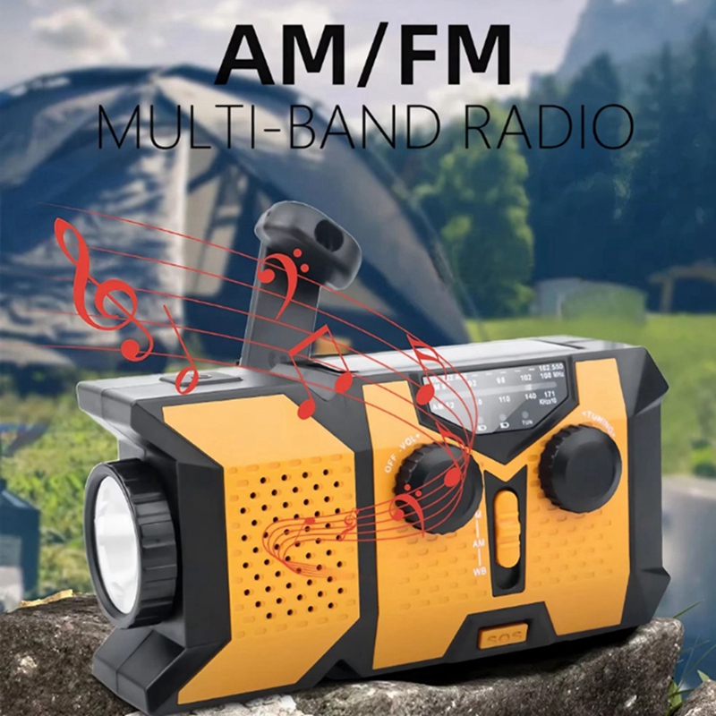 Solar Hand Crank Radio with LE – Solar Powered Charger recenzja i cena