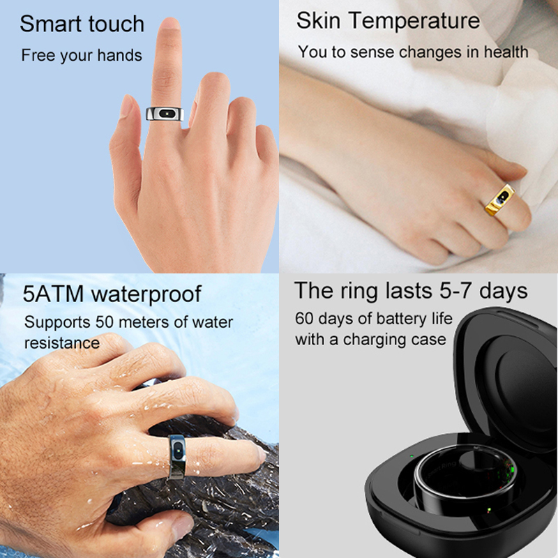 Smart Ring Men Women with Char – Smart Ring Health recenzja i cena