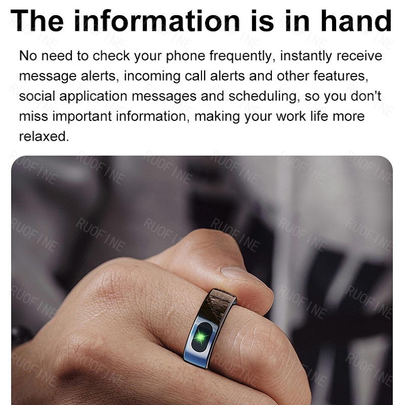 Ring R08 Qring Women's Men Mes – Smart Ring Health recenzja i cena