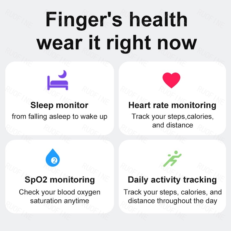 Ring R08 Qring Women's Men Mes – Smart Ring Health recenzja i cena