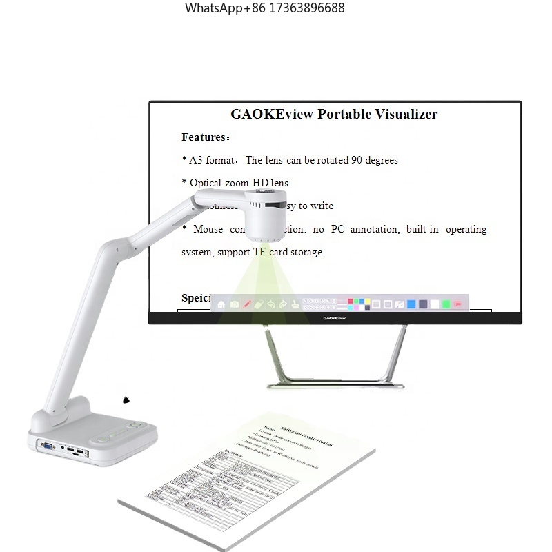 Gaoke A3A4 Mini Scanner Docume – Document Camera Visualizer recenzja i cena