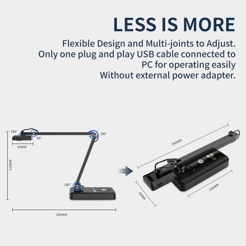 4K Digital Visual Presenter |  – Document Camera Visualizer recenzja i cena