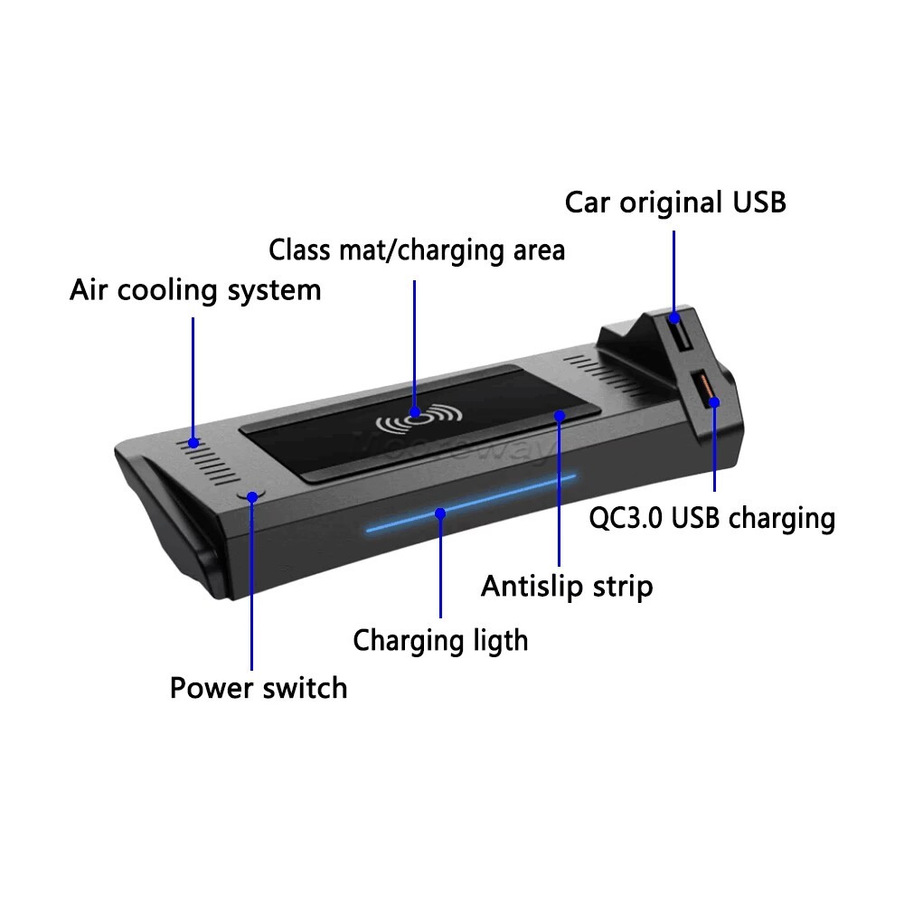 Car Charging Pad For Audi A4 B – Wireless Phone Charger Pad recenzja i cena