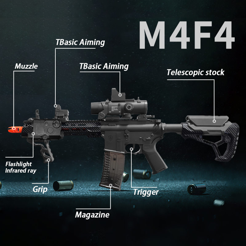 M4F4 Electric Gel Ball Gun[7.4 – Electro Gadgets recenzja i cena