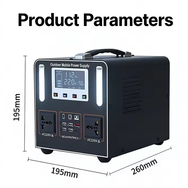 220V LiFePO4 Portable Power St – Solar Powered Charger recenzja i cena