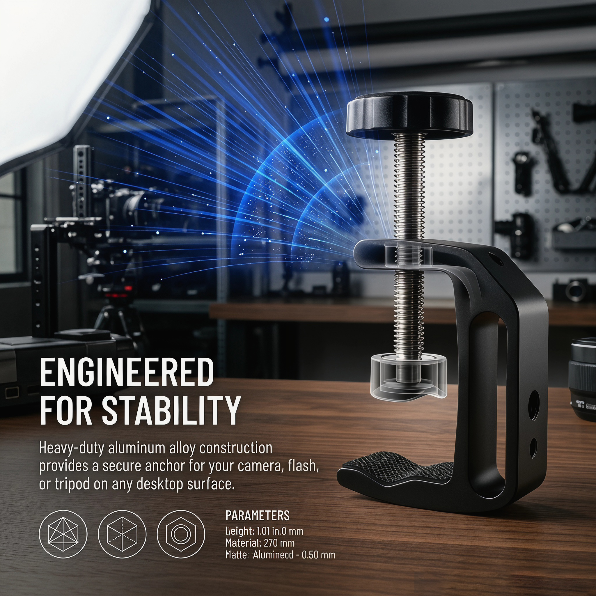 Large Aluminum Alloy C-Clamp Q – Gadget Q recenzja i cena