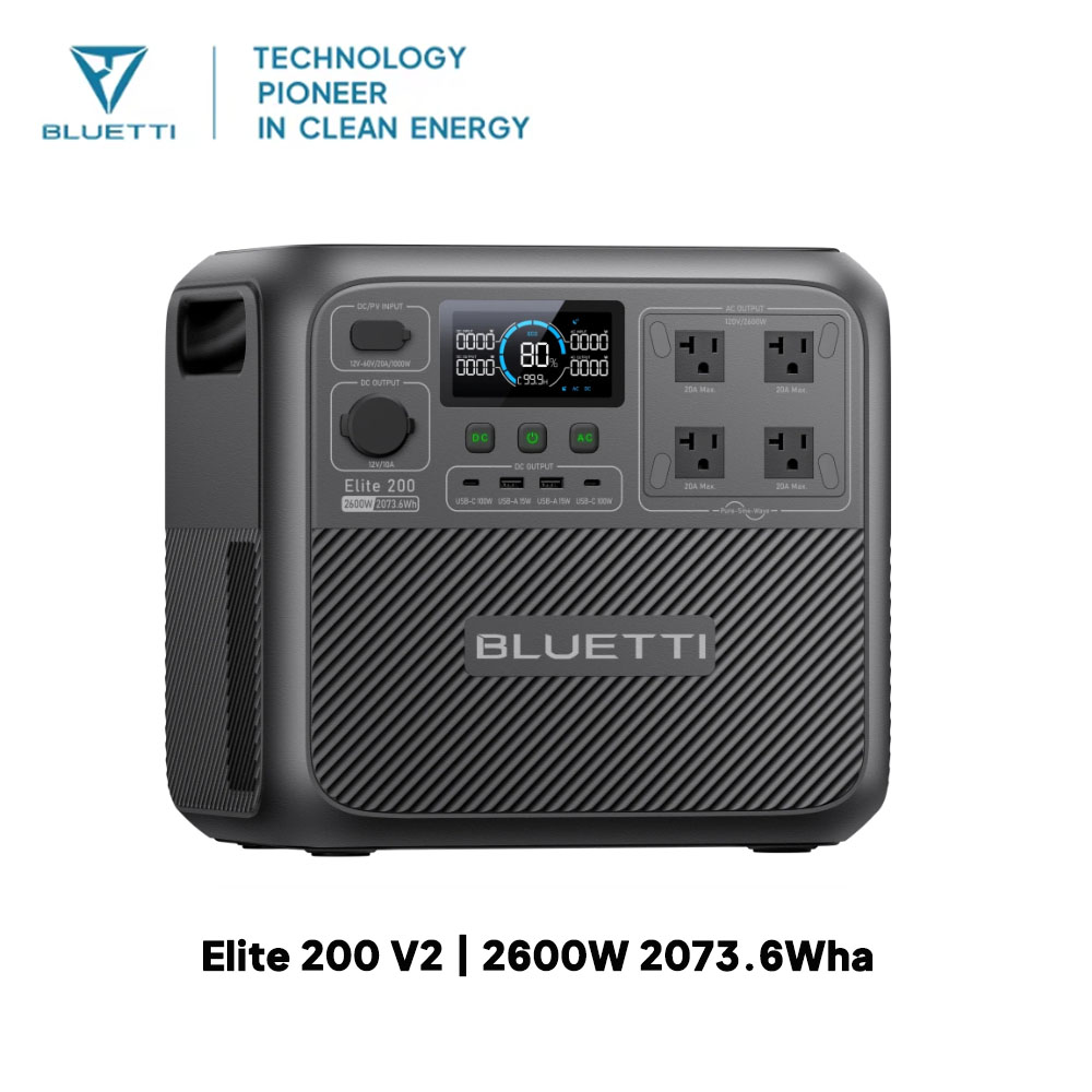 【Renew】BLUETTI Elite 200 V2 Po – Solar Powered Charger recenzja i cena
