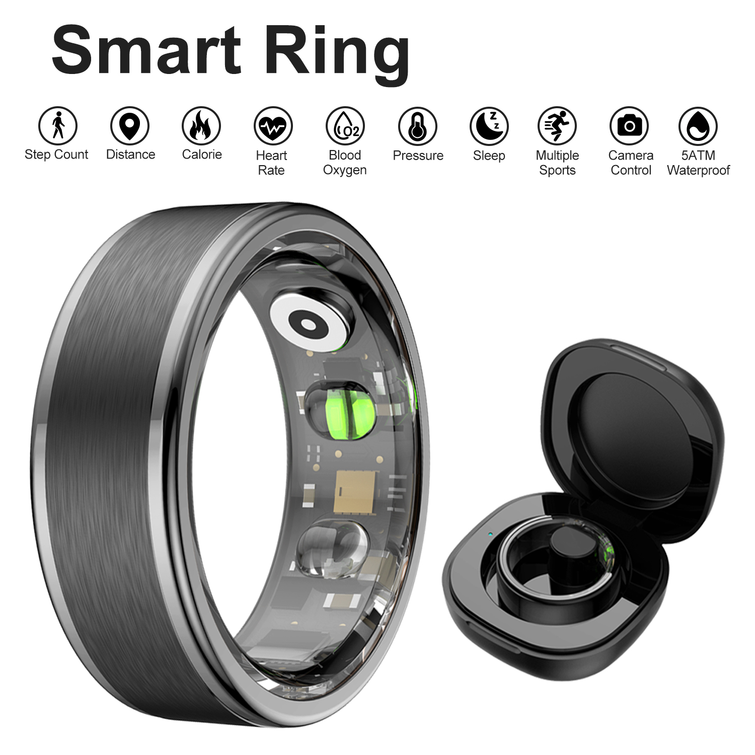 R03 Smart Ring Men Women With  – Smart Ring Health recenzja i cena
