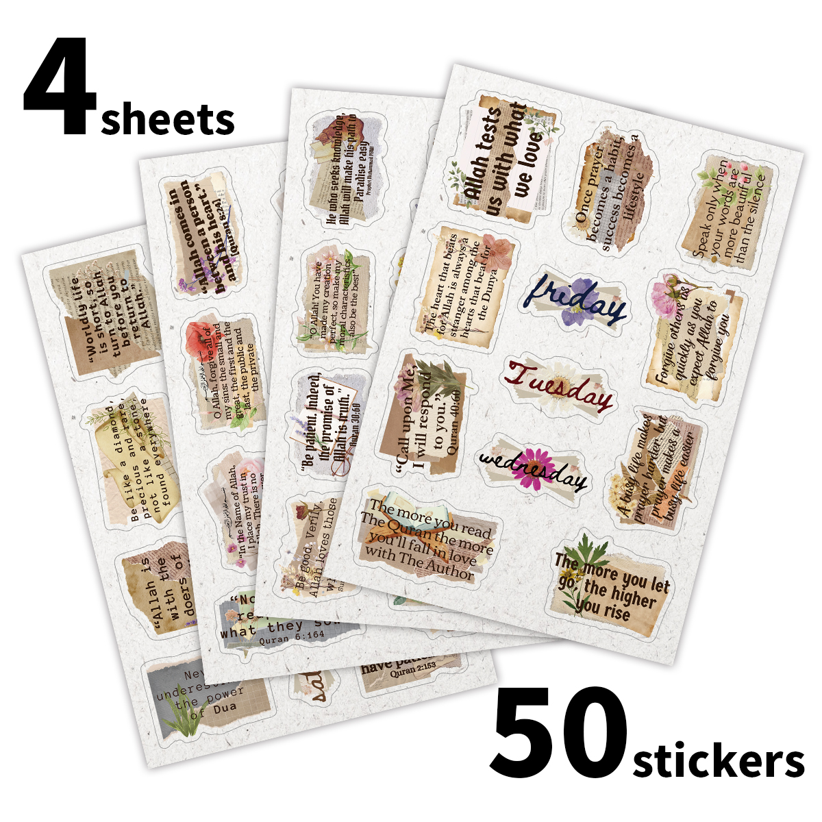 4sheets-50stickers Quranic Phr – Gadget Q recenzja i cena