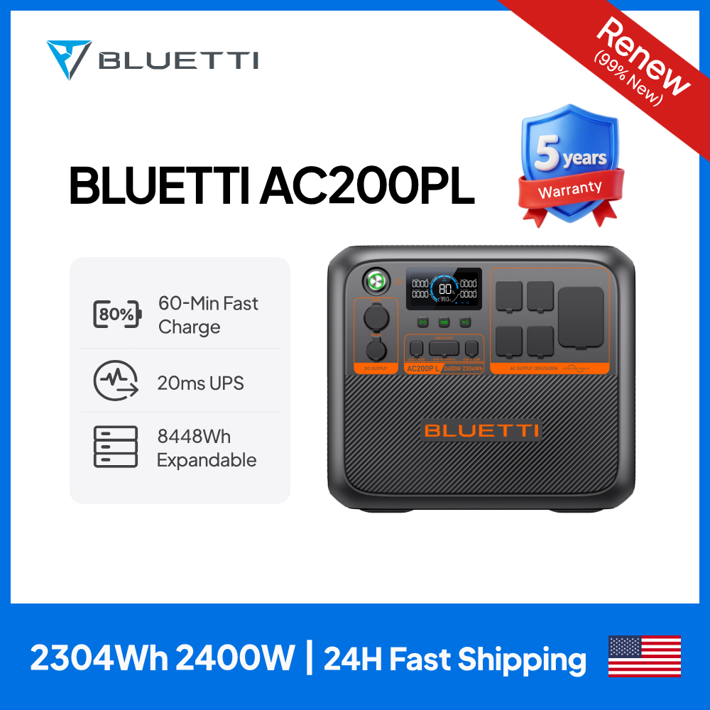 BLUETTI AC200PL Portable Power – Solar Powered Charger recenzja i cena