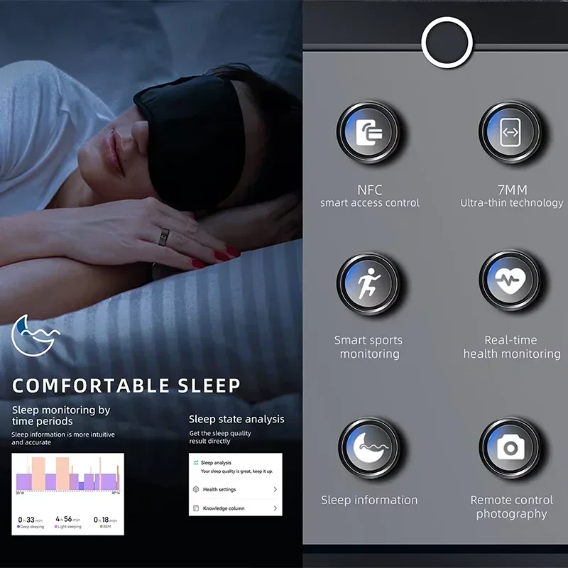2025 New NFC Smart Ring For Xi – Smart Ring Health recenzja i cena