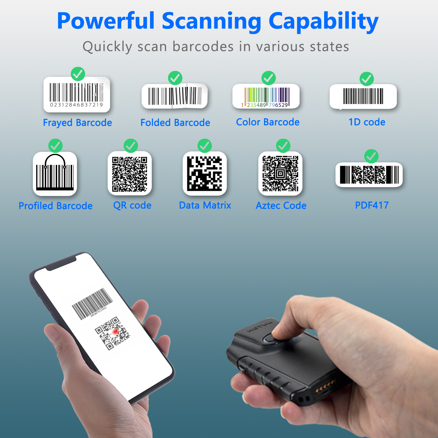 Netum E800  Portable 2D Back C – Barcode Scanner Wireless recenzja i cena