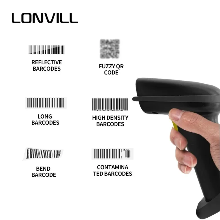 Wholesale 2.4G Handheld Bar Co – Barcode Scanner Wireless recenzja i cena