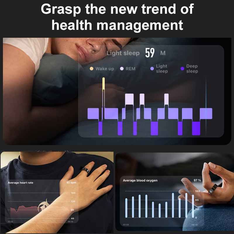 Smart Ring Men Women with Char – Smart Ring Health recenzja i cena