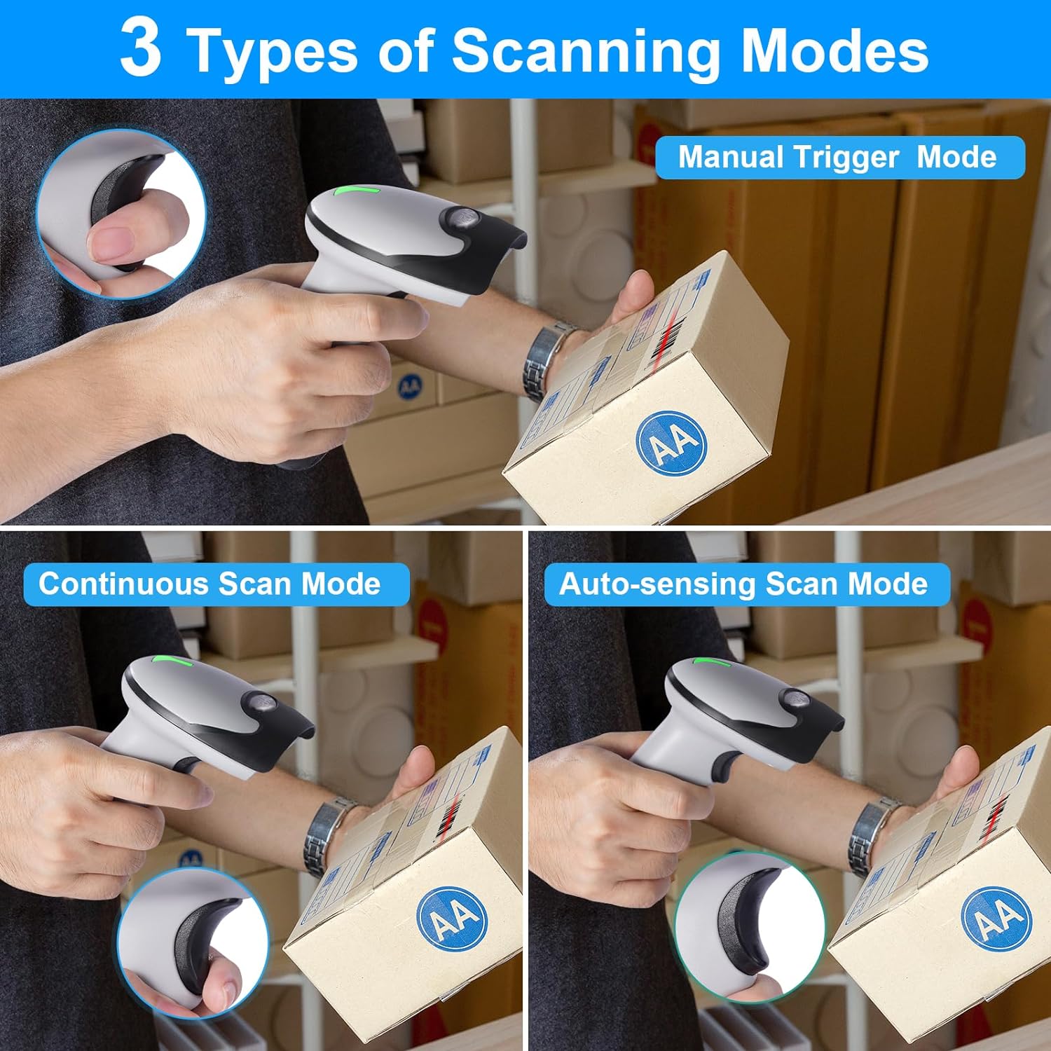 JRHC Wireless Barcode Scanner  – Barcode Scanner Wireless recenzja i cena