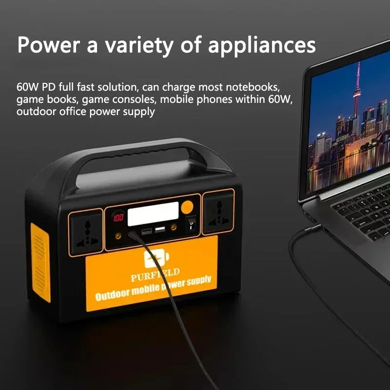 PURFIELD 220V 110V 300W Portab – Solar Powered Charger recenzja i cena